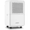 Image de Costway déshumidificateur mobile 15l 20m² avec led, 4 modes, minuterie 24h, vidange anto, dégivrage automatique