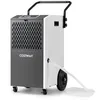 Image de COSTWAY Déshumidificateur d’Air Electrique Industriel 73 L/Jour Professionnel Minuterie 24H Surface 230m2/695m3 Blanc