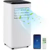 Image de Costway 5 en 1 climatiseur mobile silencieux wifi 9000 btu 20 , chauffage, déshumidificateur, ventilateur, mode nuit, minuterie 24h [classe a]