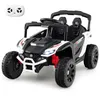 Image de DREAMADE 12V Voiture Électrique pour Enfants avec Télécommande Voiture Électrique Tout-Terrain avec Volant et Pédale Blanc