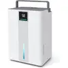 Image de Costway déshumidificateur 35 l 50m², 3 modes, minuterie 24h, verrouillage enfant, tuyau de drainage