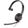 Image de Poly Blackwire 5210 Casque Avec Fil Arceau Appels/musique Usb Type-a Noir, Rouge