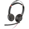 Image de Poly Blackwire 5220 Casque Avec Fil Arceau Appels/musique Usb Type-c Noir, Rouge
