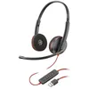 Image de Casque Plantronics Blackwire C3220 - Filaire - Design Sur tête - Stéréo - Noir - Supra-aural