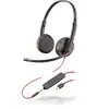 Image de Poly Blackwire 3225 Casque Avec Fil Arceau Bureau/centre D'appels Usb Type-c Noir