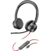 Image de Poly Blackwire 8225 Casque Avec Fil Arceau Bureau/centre D'appels Usb Type-c Noir