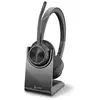Image de Poly Voyager 4320 Uc Casque Sans Fil Arceau Bureau/centre D'appels Usb Type-c Bluetooth Socle De Chargement Noir