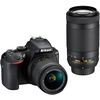 Image de Nikon D5600 + Af-p Dx 18-55mm + Af-p Dx 70-300mm Kit D'appareil-photo Slr 24,2 Mp Cmos 6000 X 4000 Pixels Noir