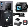 Image de AKASO Caméra Sport Brave 4 Pro 4K 20MP Caméra Etanche 40M Deux Écrans Télécommande Caméscope WiFi Stabilisation EIS 2.0 Noir