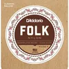 Image de Cordes pour guitare folk - DAddario - EJ32C - extrémité à boule - basses filet argent - aiguës nylon translucide