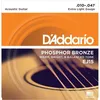 Image de Jeu de cordes pour guitare acoustique - DADDARIO - EJ15 - Phosphor Bronze - Calibres 10-14-23-30-39-47 - Durabilité accrue