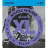 Image de DADDARIO EXL115 Jeu de cordes pour guitare électrique en nickel - Jazz rock - 11-14-18-28-38-49