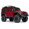 Image de TRAXXAS VOITURE RADIOCOMMANDE TRX-4 LAND ROVER DEFENDER CLIPLESS 1/10 ROUGE SANS ACCUS NI CHARGEUR 82256-4-RED