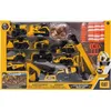 Image de Jeux de véhicules de chantier - FUNRISE - Méga Set Cat - 41 pièces - Interactif - Détails réalistes