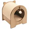 Image de Meuble a griffer vesper minou 36x36,5x40,5 cm marron clair aspect chene VES52101