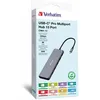 Image de Hub multiport USB-C Pro VERBATIM - CMH-13 - 13 Ports - HDMI DP SD micro SD Ethernet USB-A USB-C - Noir