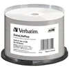 Image de DVD-R VERBATIM 43755 - 50 supports - 4.7 Go - 16x - Spindle - Impression thermique large blanche