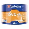 Image de VERBATIM - Spindle de 50 DVD-R 47 Go 16x - surface argent mat