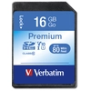 Image de Verbatim Premium 16 Go Sdhc Classe 10