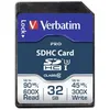 Image de Carte mémoire SDHC Verbatim PRO 32 Go Class 10 UHS-I