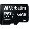 Image de Carte microSDXC Verbatim PRO 64 GB Class 10 UHS-I UHS-Class 3 avec adaptateur SD