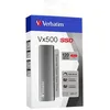 Image de Disque SSD externe - VERBATIM - VX500 - 480 Go - Gris