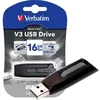 Image de Clé USB V3 16Go - StorenGo - VERBATIM - Gris - USB 3.0 - 58x20x11mm