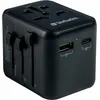 Image de Adaptateur Universel Voyage Verbatim Uta-03 Noir 2 Usb-a 12w