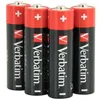 Image de Verbatim Piles alcalines AA Alcaline Cylindrique 15 V 10 pièce(s) AA Noir Rouge