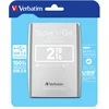 Image de Verbatim Disque Dur Portable Usb Store 'n' Go 3.0, 2 To, Argenté