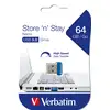 Image de Verbatim Store 'n' Stay Nano Lecteur Usb Flash Usb Type-a 3.2 Gen 1 (3.1 Gen 1) Bleu