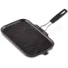 Image de Grill Rectangulaire Le Creuset Nero Noir 36x20 Cm
