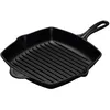 Image de Poêle à griller - LECREUSET - Grill carré - Fonte émaillée - Tous feux dont induction - Bord arrondi haut
