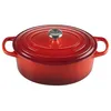 Image de Cocotte ovale Signature 27cm Cerise - Le Creuset