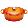 Image de Cocotte En Fonte Le Creuset Cocotte Oval 27cm Volcanic
