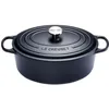 Image de Cocotte en fonte ovale - LE CREUSET - Ovale 29 cm - Noir - Fonte émaillée - Tous feux (dont induction)