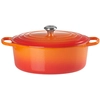 Image de Le Creuset 21178310902430 6,3 L Ovale Orange, Rouge