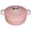 Image de Cocotte Le Creuset Signature 24cm En Fonte Rose