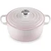 Image de Cocotte - LE CREUSET - Shell Pink - Fonte polie - 24 cm (42 L) - Tous feux dont induction