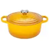 Image de Cocotte Le Creuset Ronde Evolution 24cm En Fonte Jaune