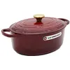 Image de Cocotte Le Creuset Signature Oval Roaster 6.3l En Fonte Rouge