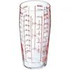 Image de Verre Doseur Gradué - Luminarc - 1/2 L - Transparent et Rouge - Passe au Lave-Vaisselle - Verre