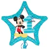 Image de Ballon aluminium 1er Anniversaire Mickey 43 cm - Bleu