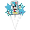 Image de Bouquet de ballons en aluminium pour le 1er anniversaire de Mickey Mouse - Amscan International