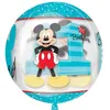 Image de Ballon en aluminium - Orbz - Mickey - 1er Anniversaire - 38 cm - Multicolore - Hélium