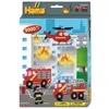 Image de HAMA - Boite Les Pompiers - 2000 perles à repasser taille MIDI et 1 plaque Camion - Loisirs créatifs - Dès 5 ans