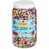 Image de Hama Perles À Repasser Midi - Pot Mix 58 Couleurs, 13 000 Pièces