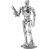 Image de Maquette en métal Metal Earth ICONX - Terminator T-800 - Blanc - ~100 pièces