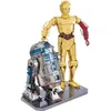 Image de Set Boîte Cadeau - METAL EARTH - Star Wars R2D2 & C-3PO - Jeu de Construction en métal - Gris - Orange