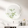 Image de COSTWAY Ø 80 cm Miroir de Salle de Bain - LED et Antibuée 3 Couleurs(3000-6500K) Affichage Temps/Température pour Salle de Bain